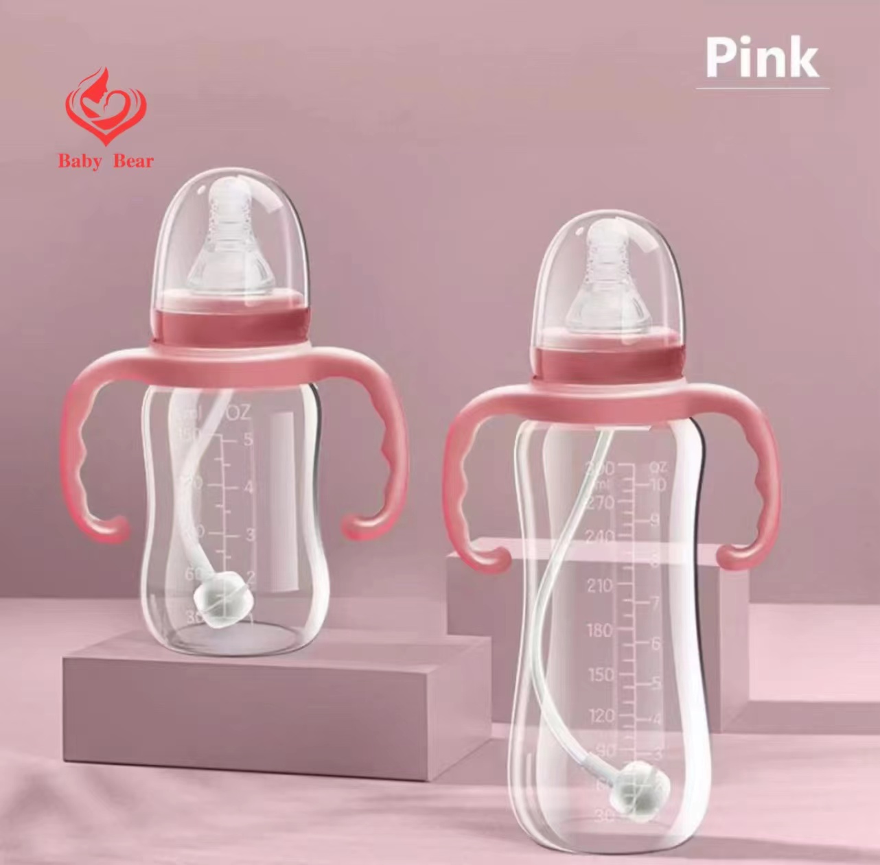 【baby Bear】baby Bottle 1pcs Baby Feeding Bottle Close To Nature Bady 