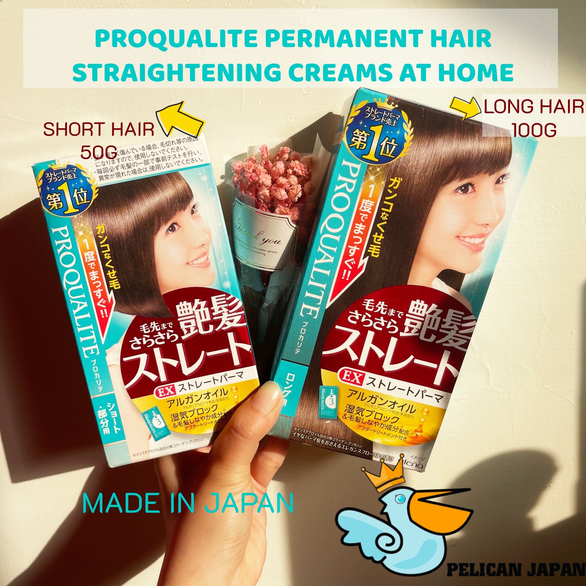 PROQUALITE PERMANENT HAIR STRAIGHTENING CREAMS AT HOME MADE IN