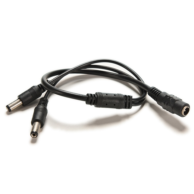 thumbnail image 2 of CCTV DC Power Plug 1-Female To 4-Male Splitter Cable – 5.5mm X 2.5mm, 1ft 2 of 3