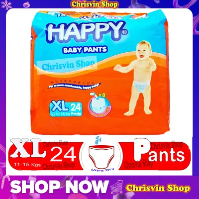 Happy Pants Baby Diaper Econo Pack - XL - 24 pcs.