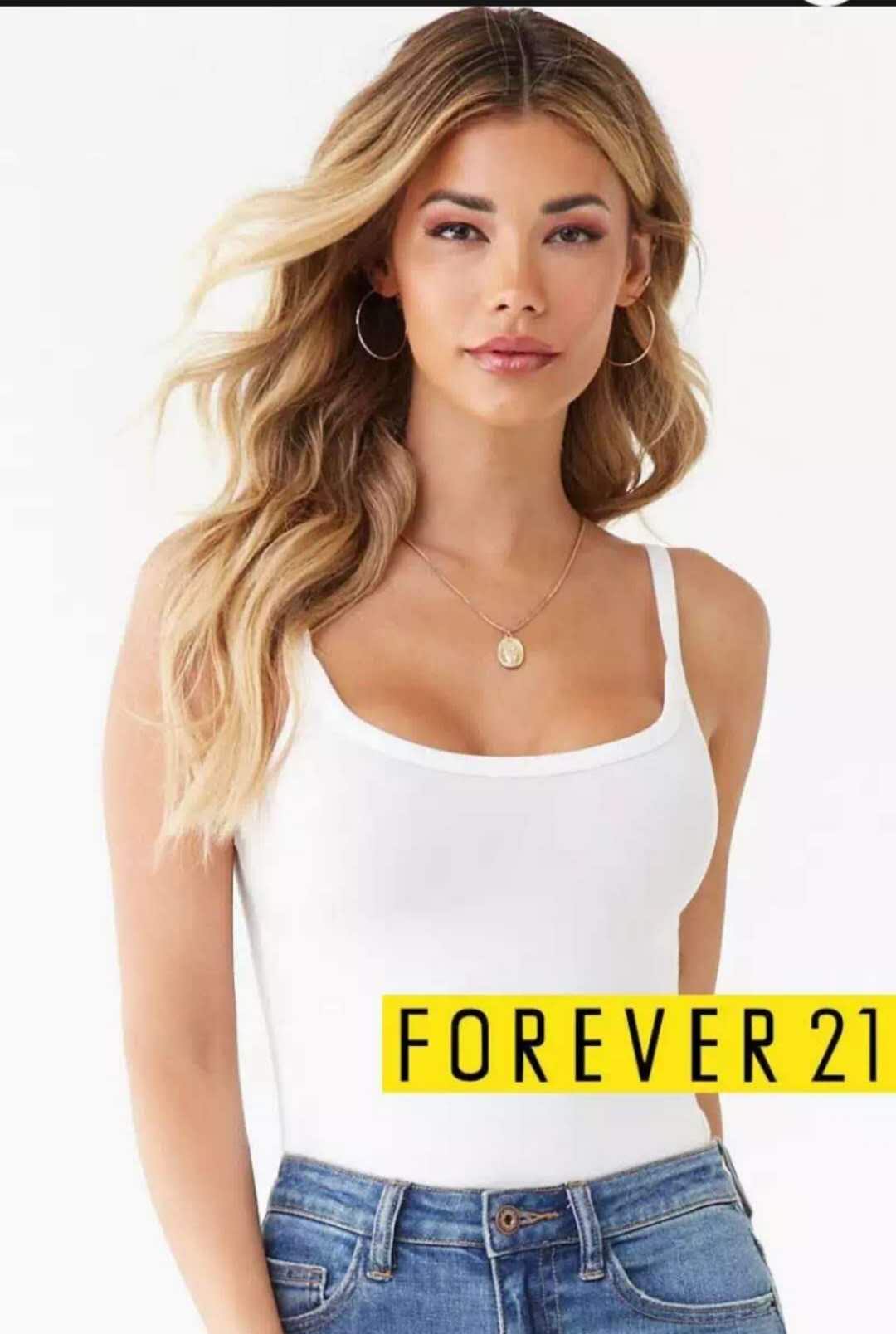 forever 21 spaghetti strap crop top