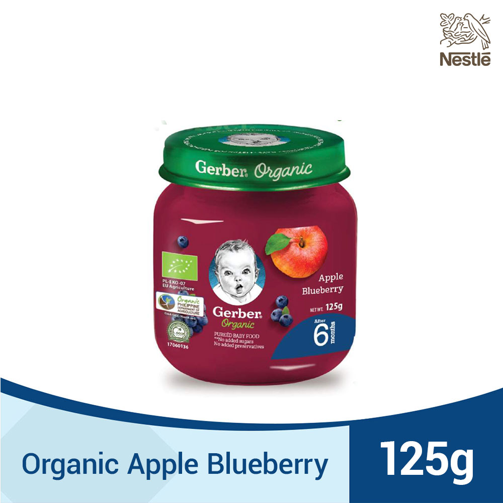 gerber organic puree