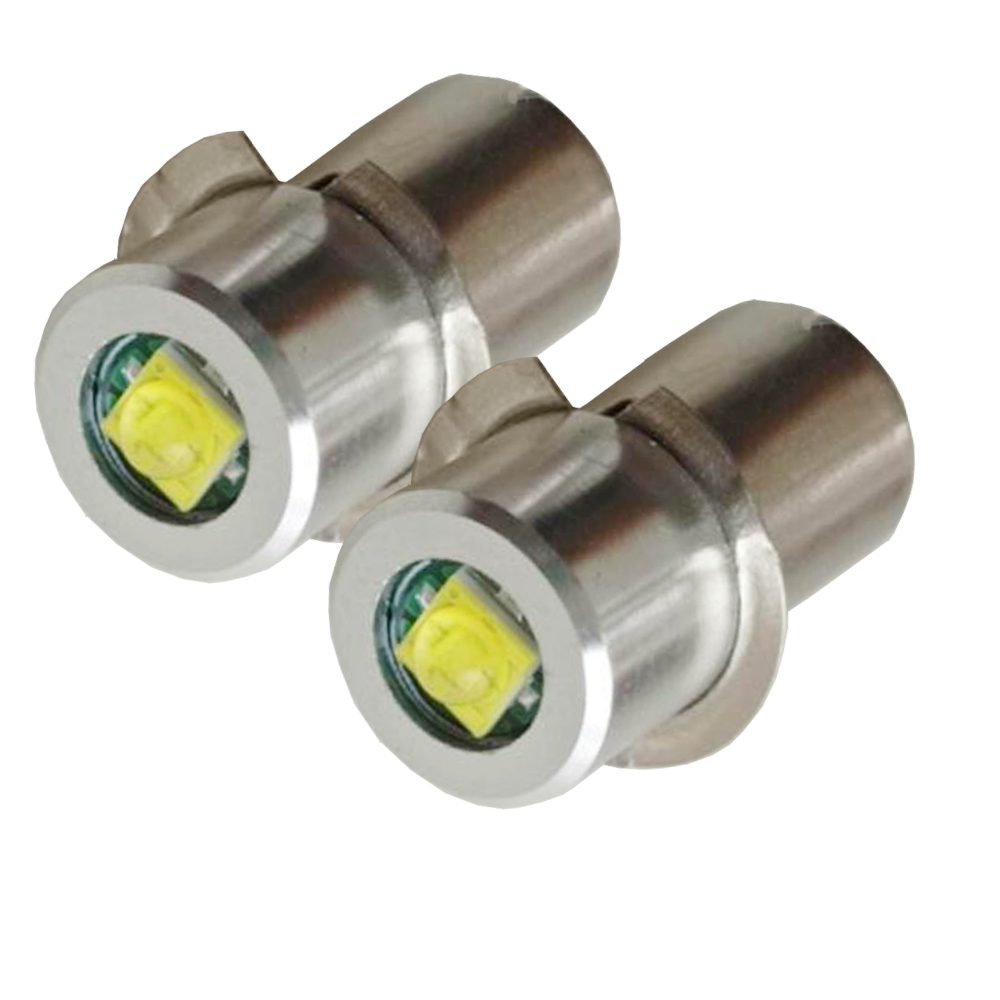 2X P13.5S Base LED Upgrade Bulb for Maglite Replacement Bulbs ...