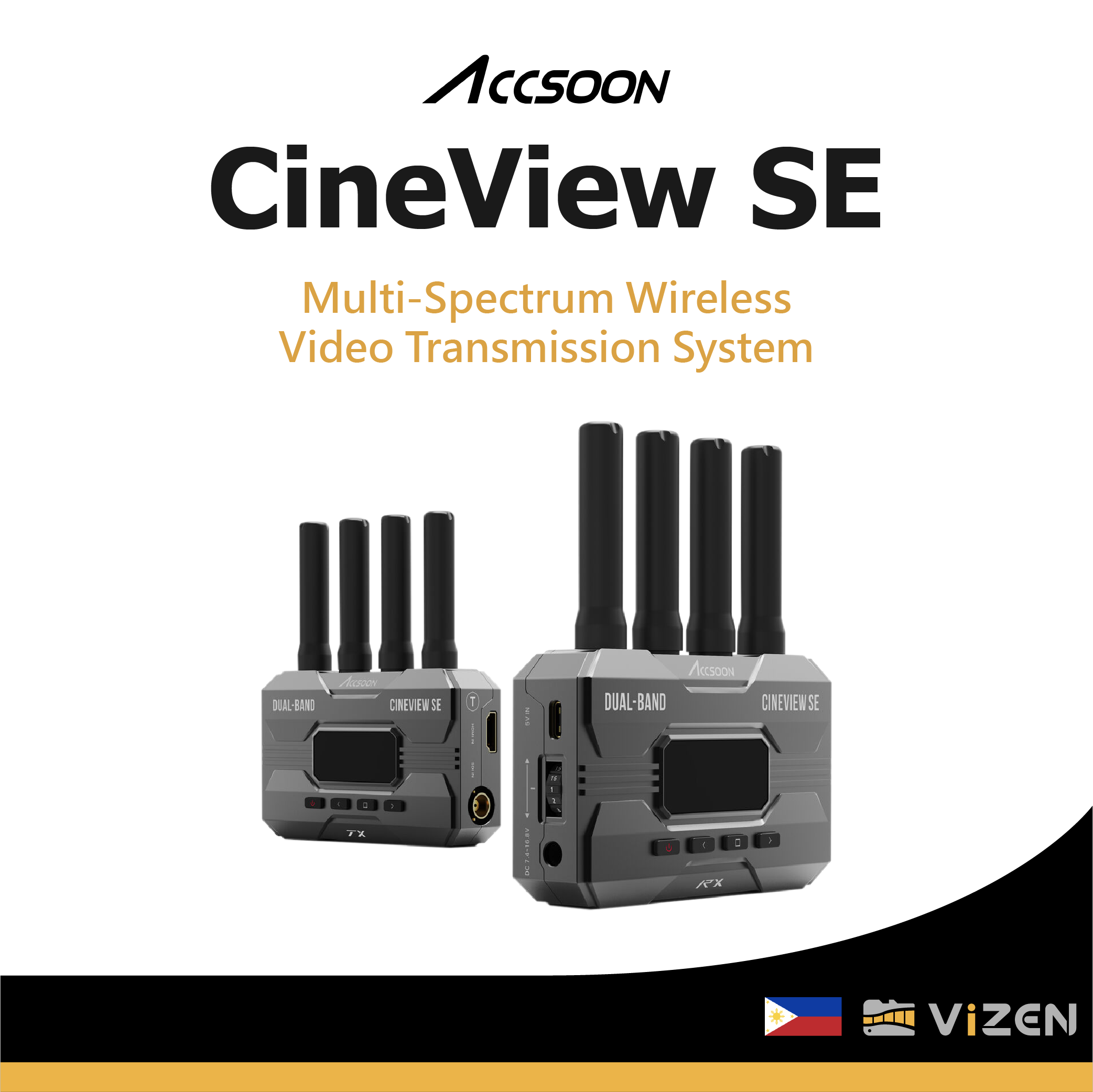 Accsoon CineView SE Multi-Spectrum Wireless Video Transmission System ...