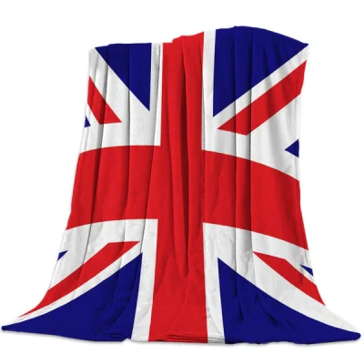 Advancey The Union Jack Flag Flannel Fleece Throw Blanket Lightweight Cozy Bed Sofa Blankets Super Soft Fabric 40X60inch