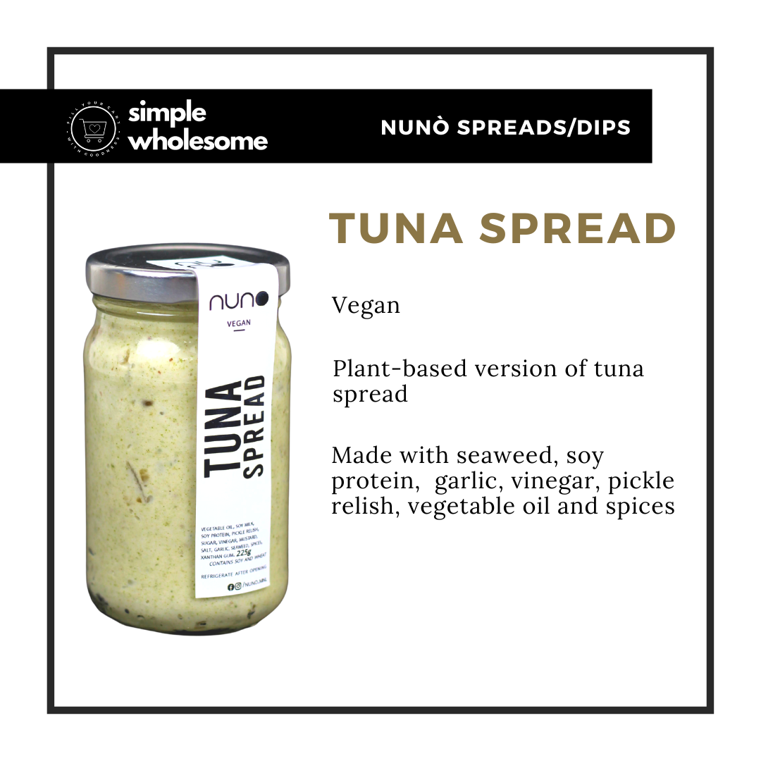 Simple Wholesome x Nunò Vegan Tuna Spread (Healthy, Plantbased