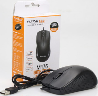 M176 USB Wired 1000DPI 3 Button Silent Optical Gaming Mouse Computer Mice 