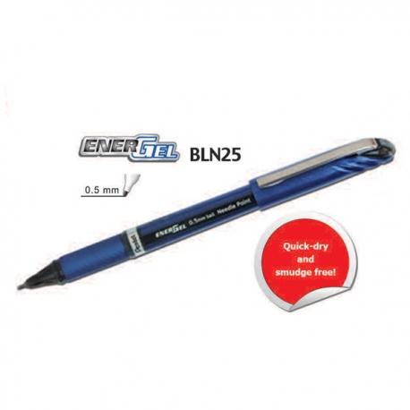 Japan Pentel BLN25 Gel Pen Quick-drying Black Water Pen 0.5mm Smooth - View #8