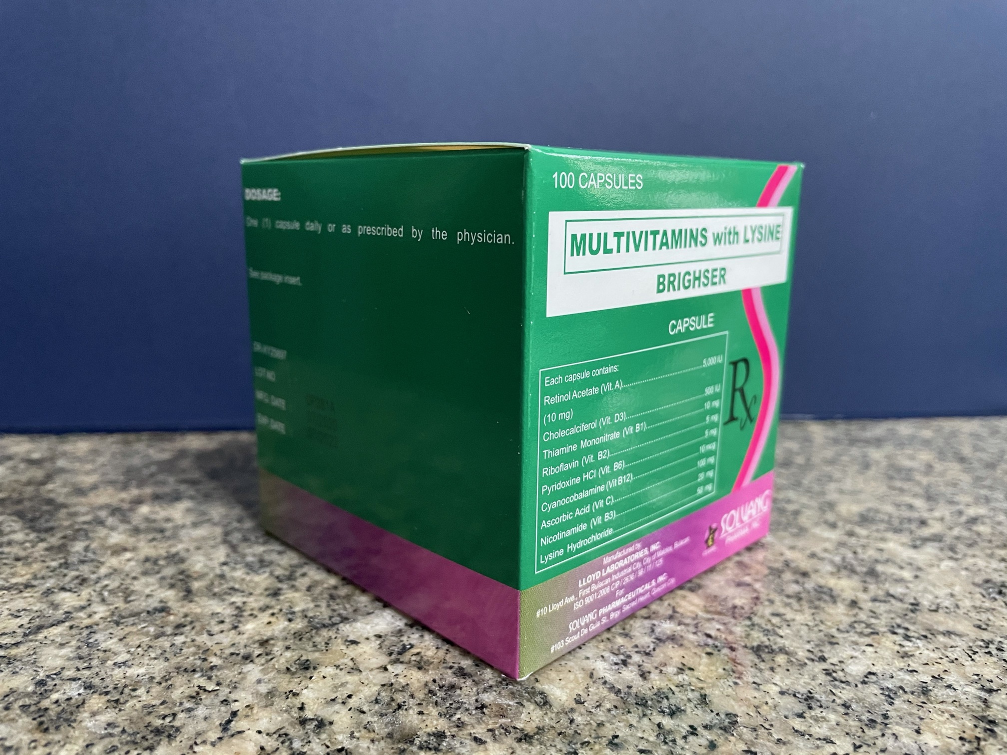 BRIGHSER CAPSULE Multivitamins with Lysine Lazada PH