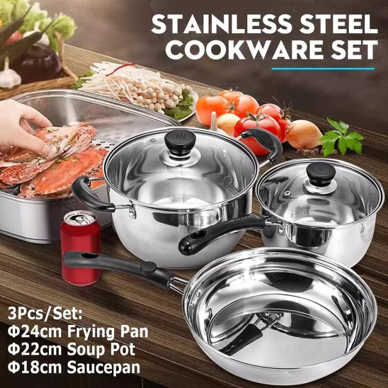 Kitchen Accessories Cooking Set 304 Stainless Steel Cookware