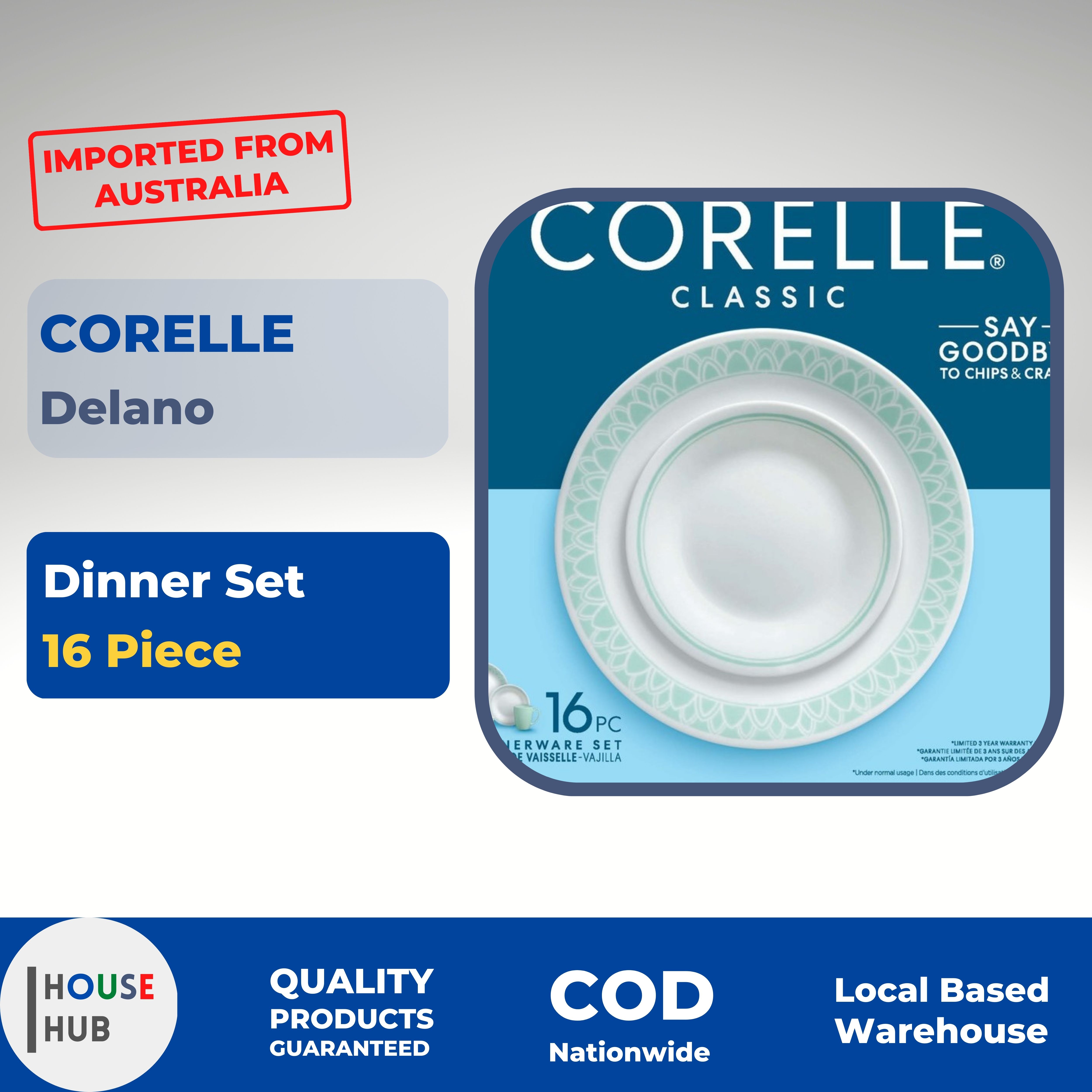 Corelle Classic Collection Delano, 16pc Dinner Set Lazada PH
