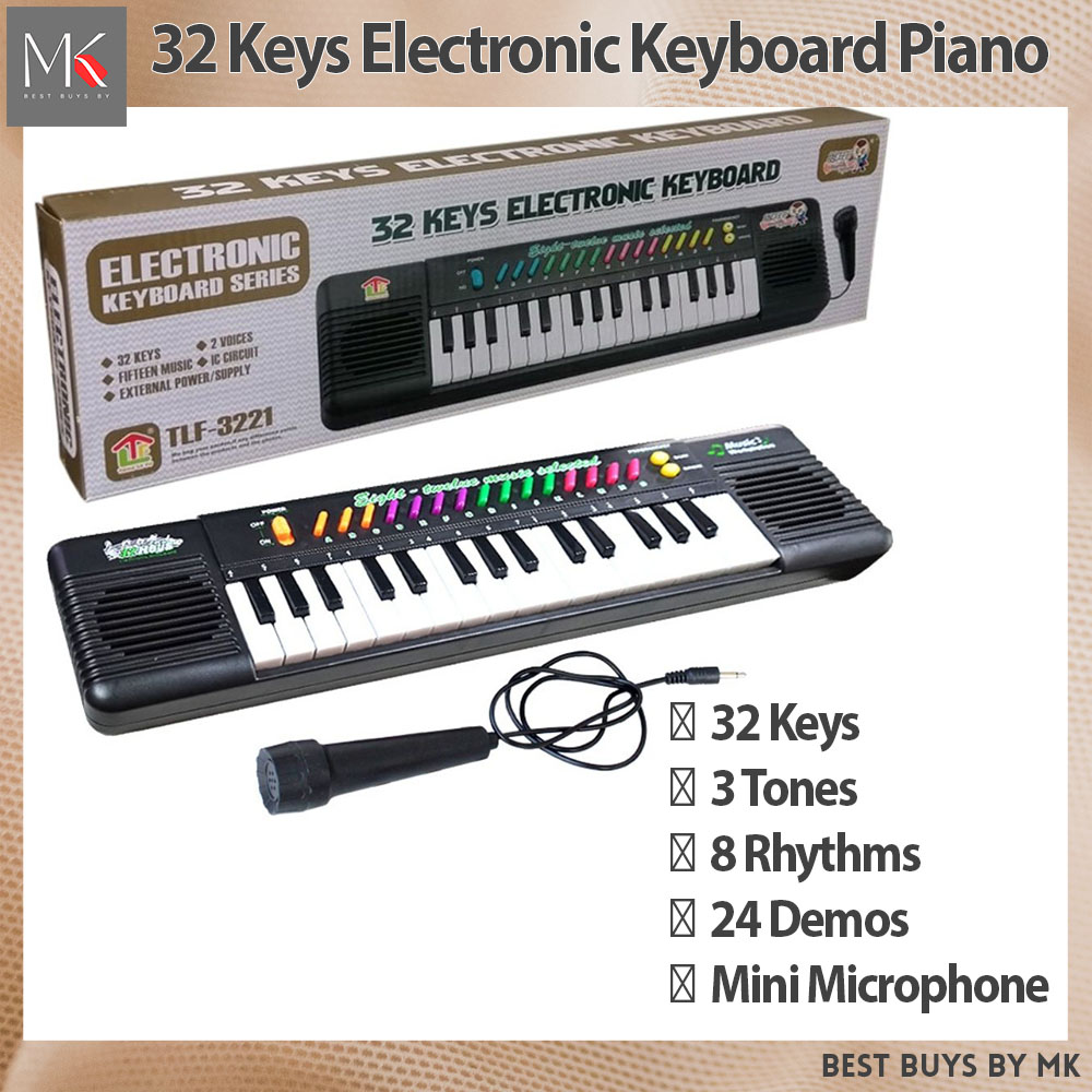 32 Keys Mini Digital Electric Piano Keyboard Musical Instrument for Kids  Gift