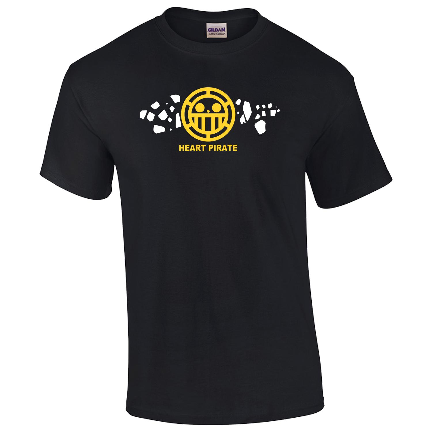 Igprints Heart Pirates Trafalgar Law Logo One Piece Anime Shirt Tshirt T Shirt Black Lazada Ph 0456