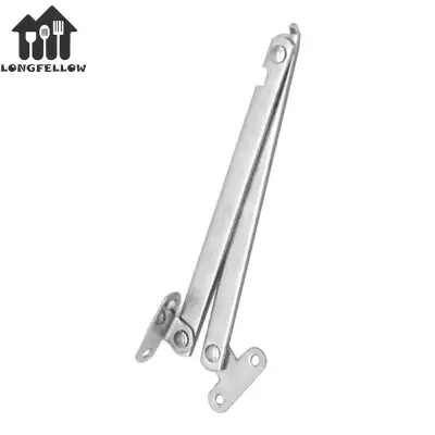 2Pcs Kitchen Cabinet Adjustable Stays Door Lift Up Support Hinge Fold Strut Folding Trolley Door Rod