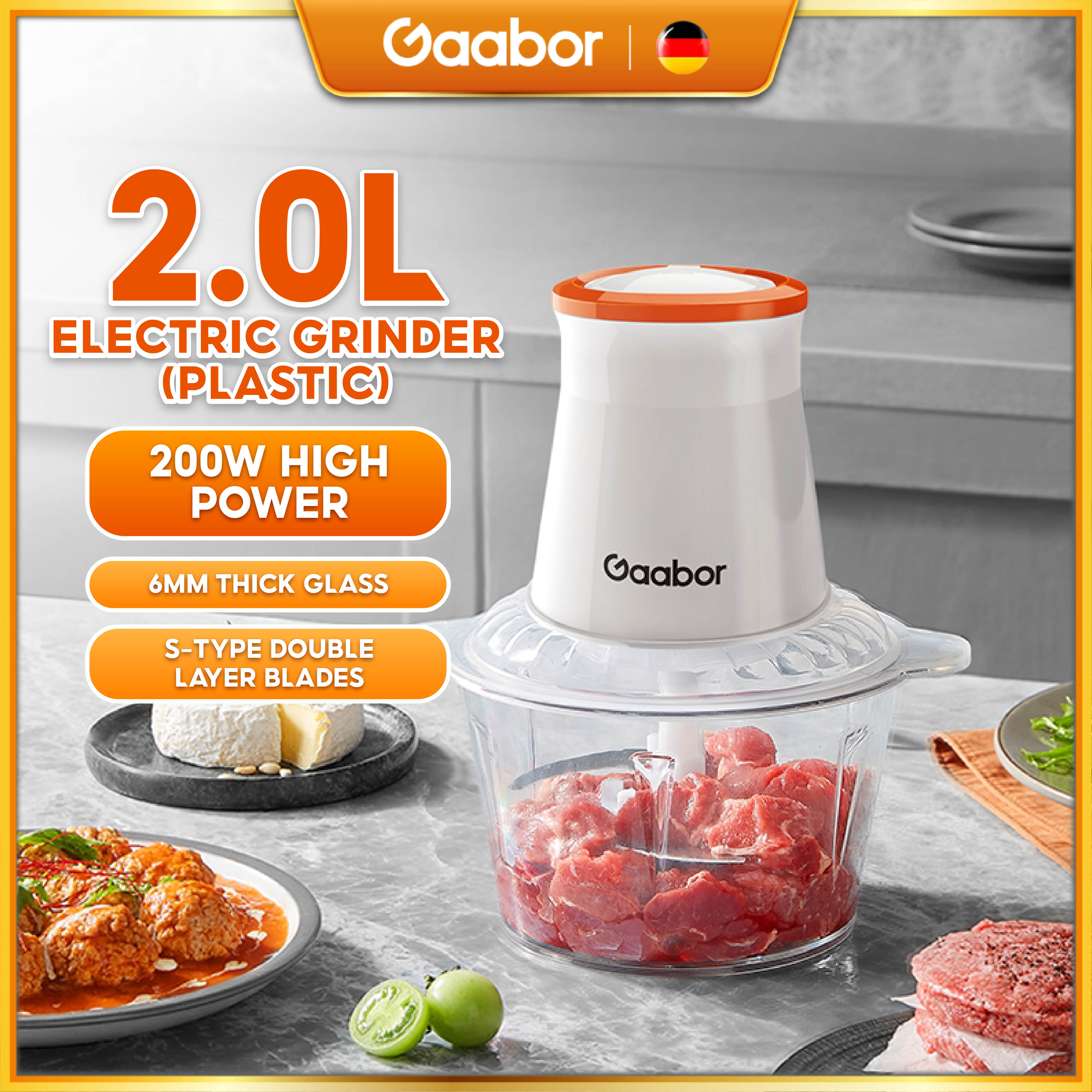 Gaabor Electrical Meat Grinder, 2L Capacity Multifunctional Food Mixer