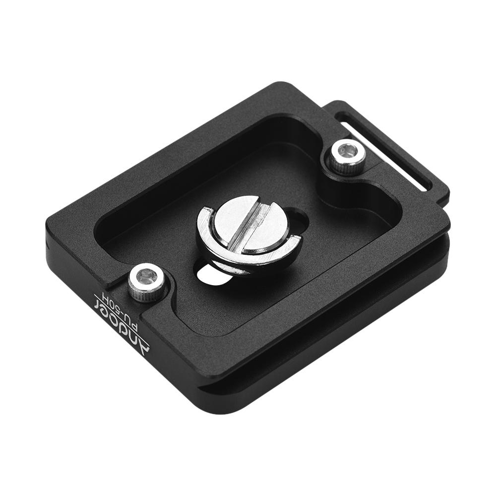 Andoer PU-70H 70mm Quick Release QR Plate with Attachment Loop for Arca Swiss Tripod Head