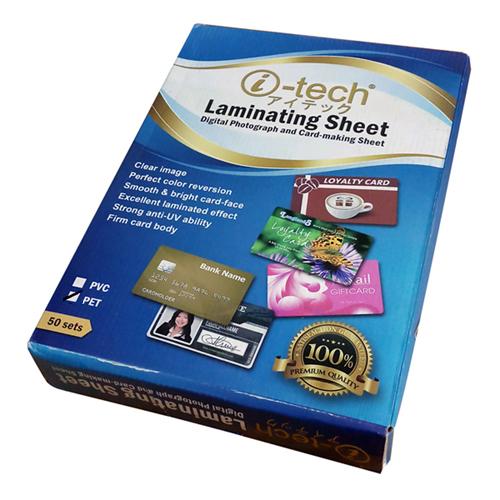 ID PVC Laminating Sheet (50 Set) for ID Maker Lazada PH