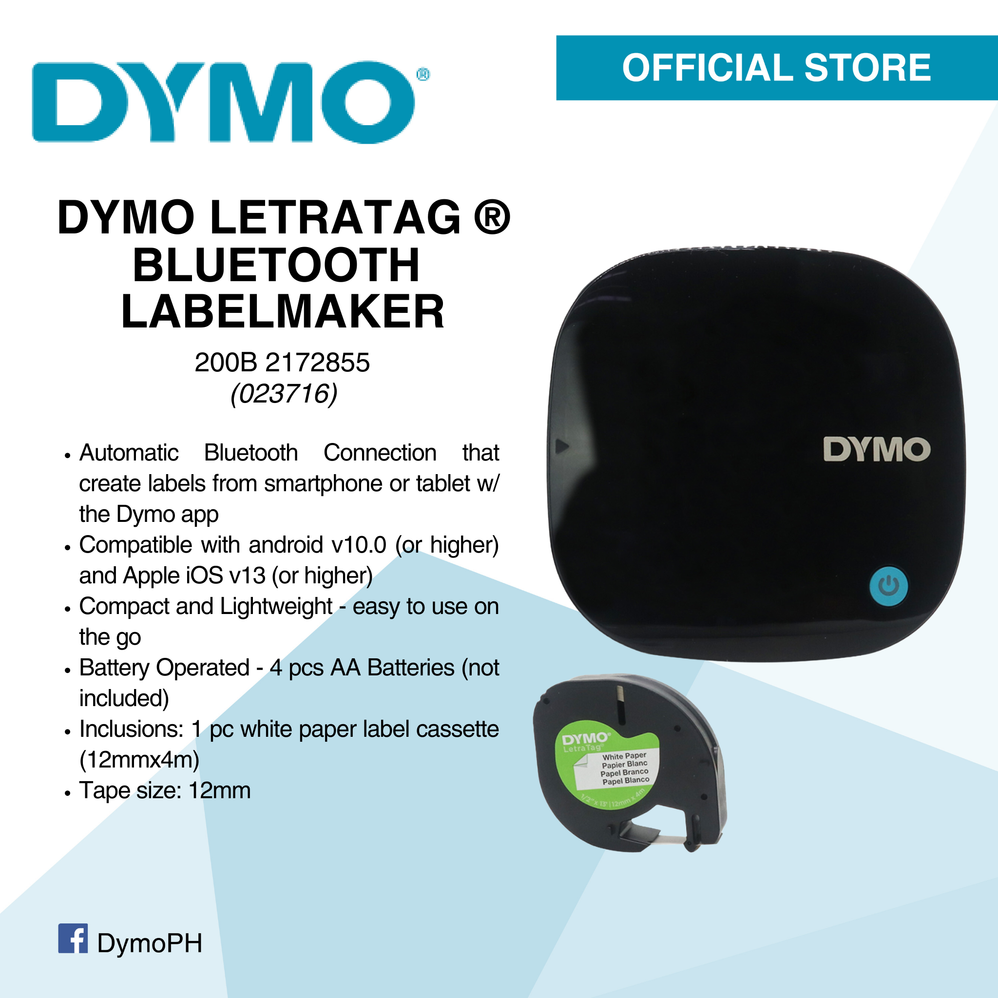 Buy DYMO LetraTag 200B Bluetooth Labelling Device