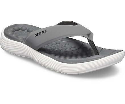 crocs reviva flip flops mens