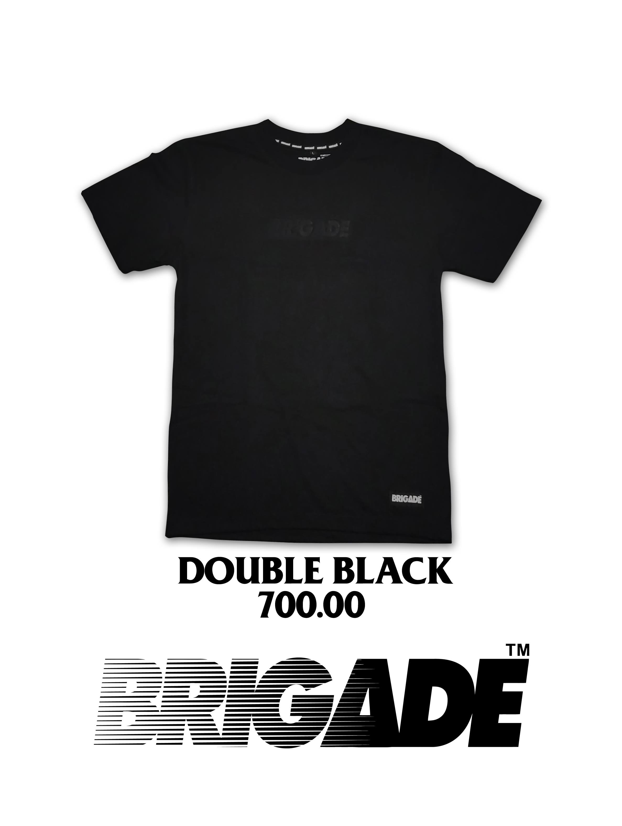 Brigade Clothing Double Black Embroided Logo Lazada PH