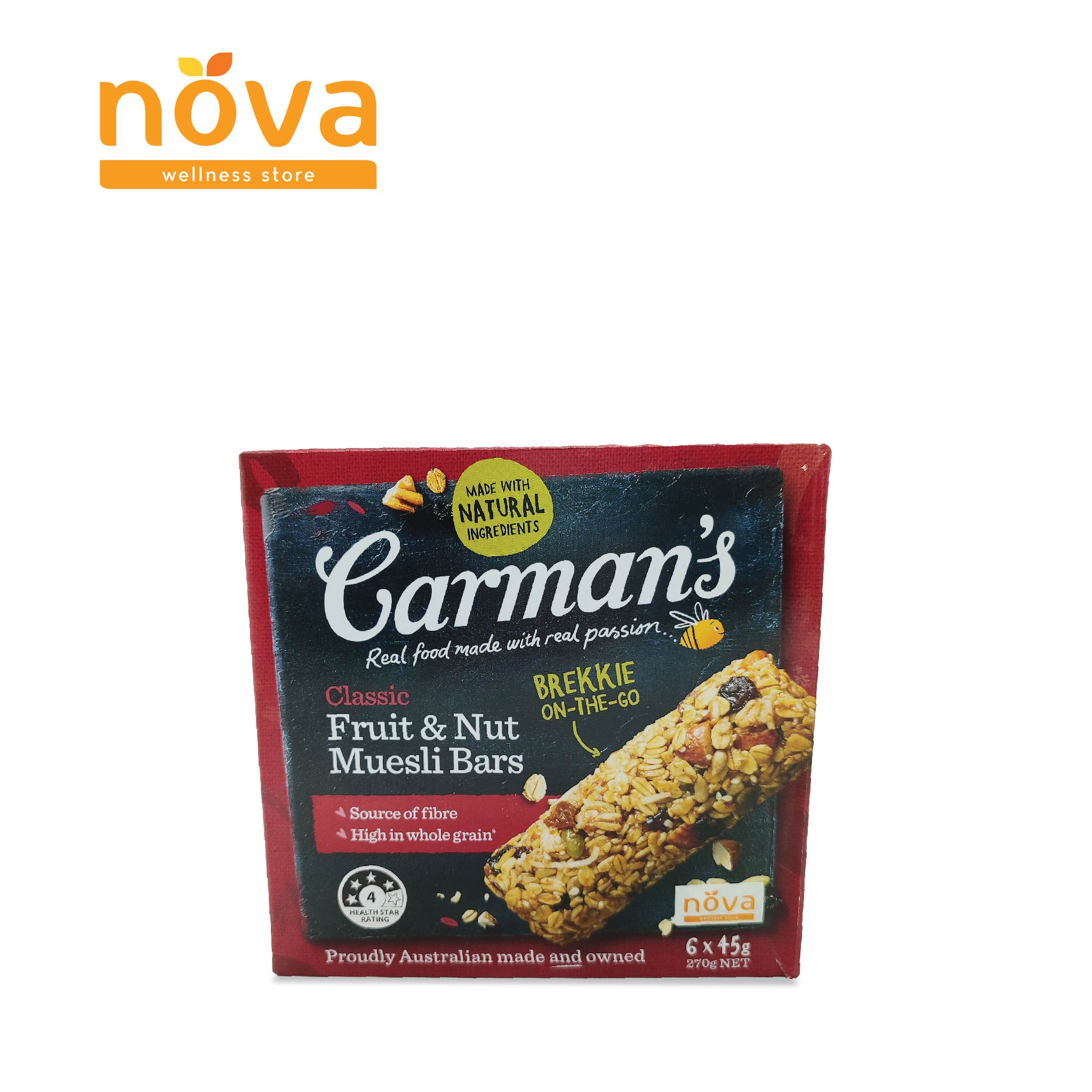 Carman's Classic Fruit & Nut Muesli Bars (box) Lazada PH