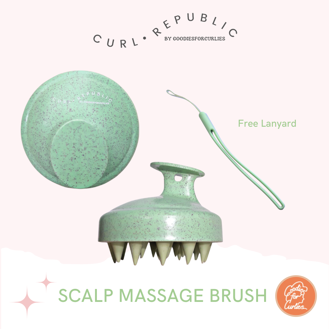 Curl Republic Silicone Hair and Scalp Massager Brush Lazada PH