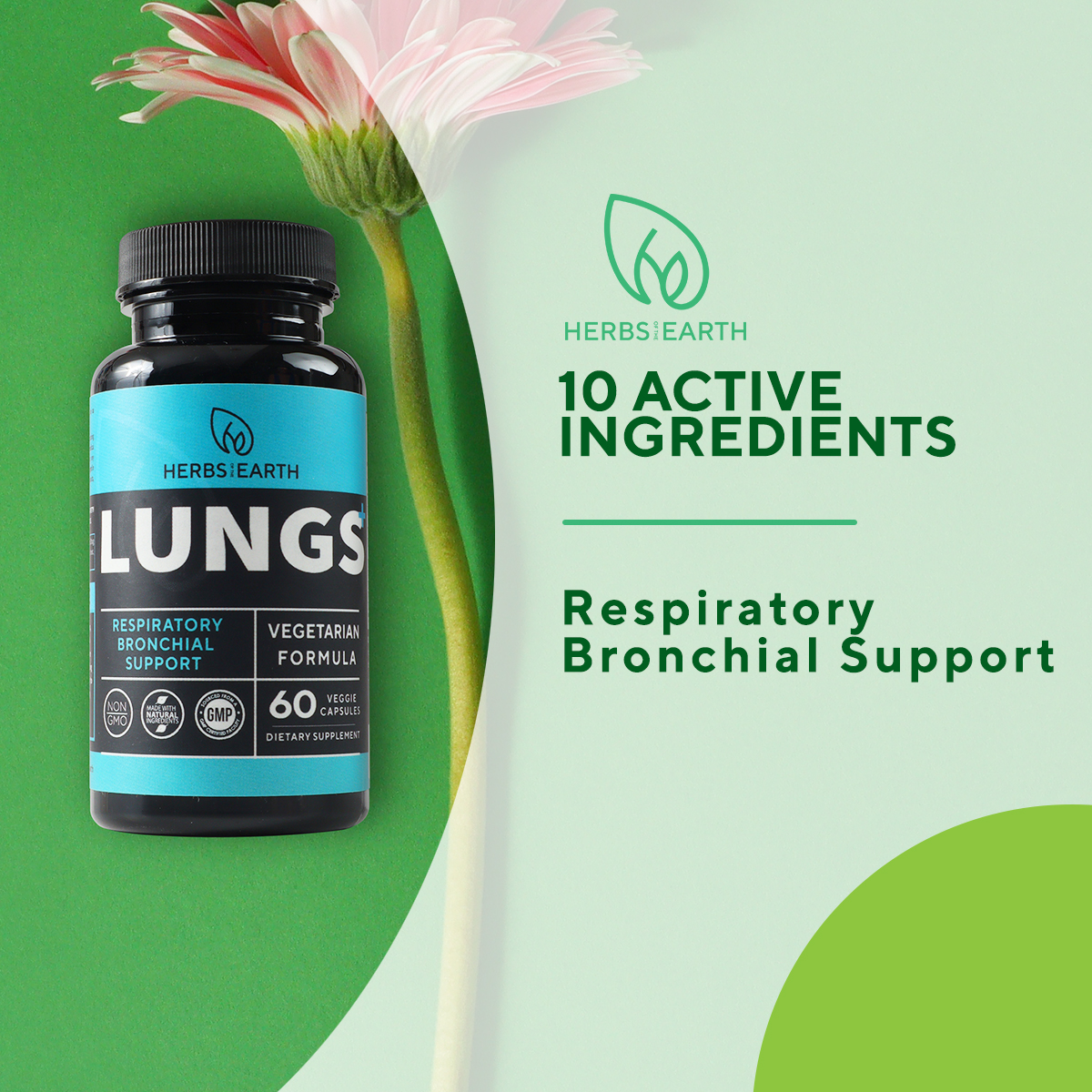 Lungs+ Respiratory Support Lung Cleanse & Lung Detox Asthma Relief
