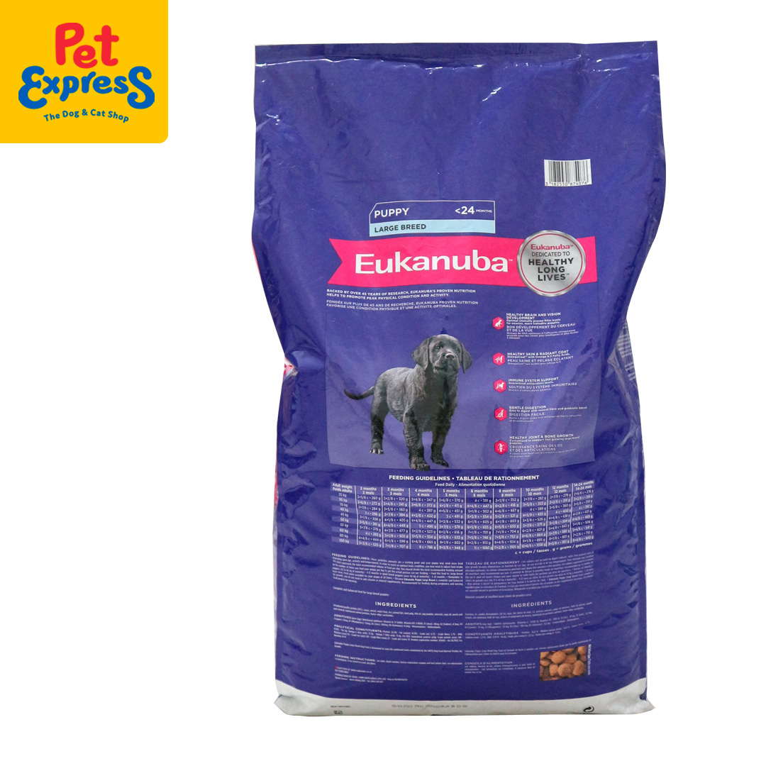 eukanuba puppy large breed test