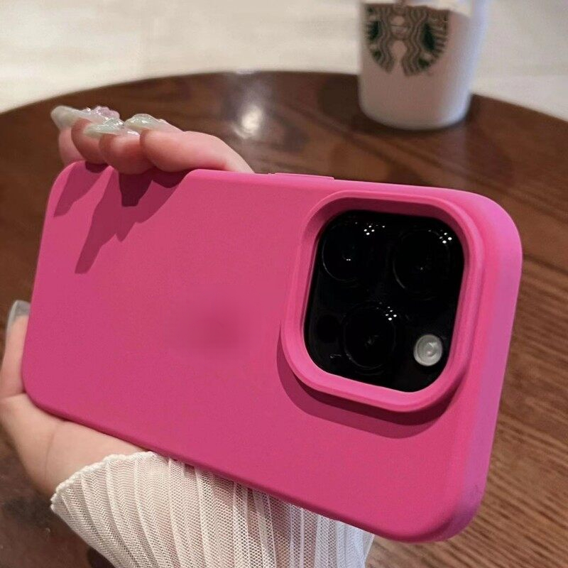 Baby Skin Feeling Pitaya Colors Liquid Silicone Compatible for iPhone 15 Plus 14 Pro Max Phone Case iPhone 15 15 Pro Max 14 14Pro Max Case Shockproof Protective Nonslip Bumper Soft Cover Case