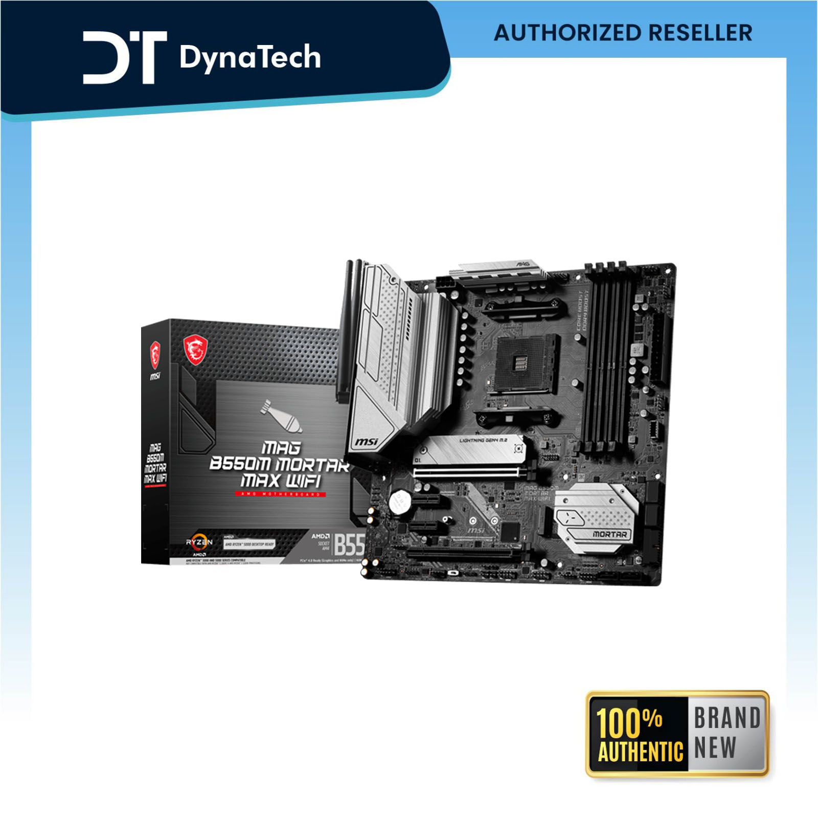 MSI MAG B550M Mortar MAX WiFi (AM4) Motherboard mATX 4*ddr4 Lazada PH