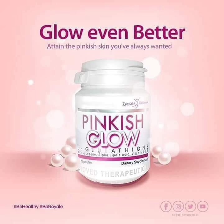 Royale Pinkish Glow Glutathione Capsule Royale Pink Glutathione Capsules  Vitamin E C Glutathione Capsules Grape Seed Antioxidant Capsules 7-Day  Warranty Whitening Capsules - Lazada