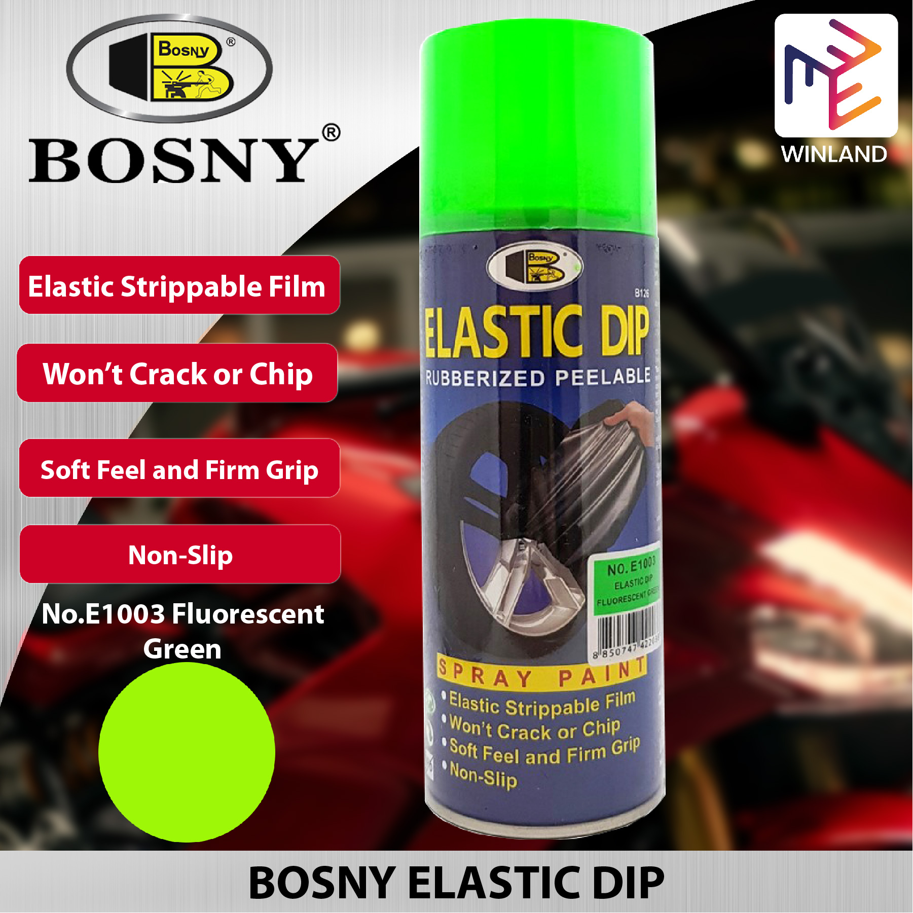 Bosny 100 Acrylic Spray Paint Primer Grey No.68 Spraypaint Pylox