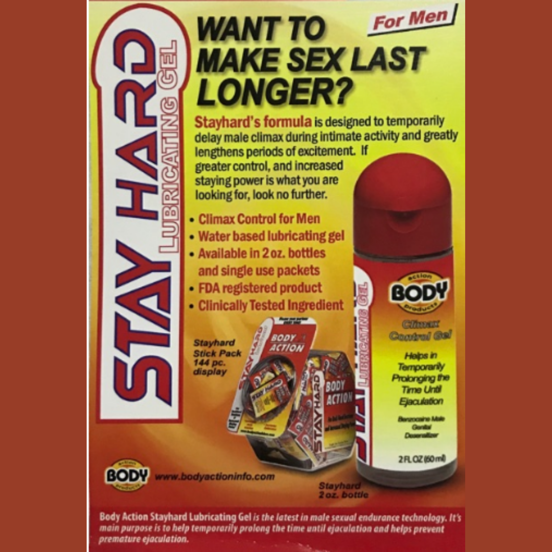 stay hard lubricating gel reviews Stayhard & Prolong Lube 1.7oz – Covenant Spice