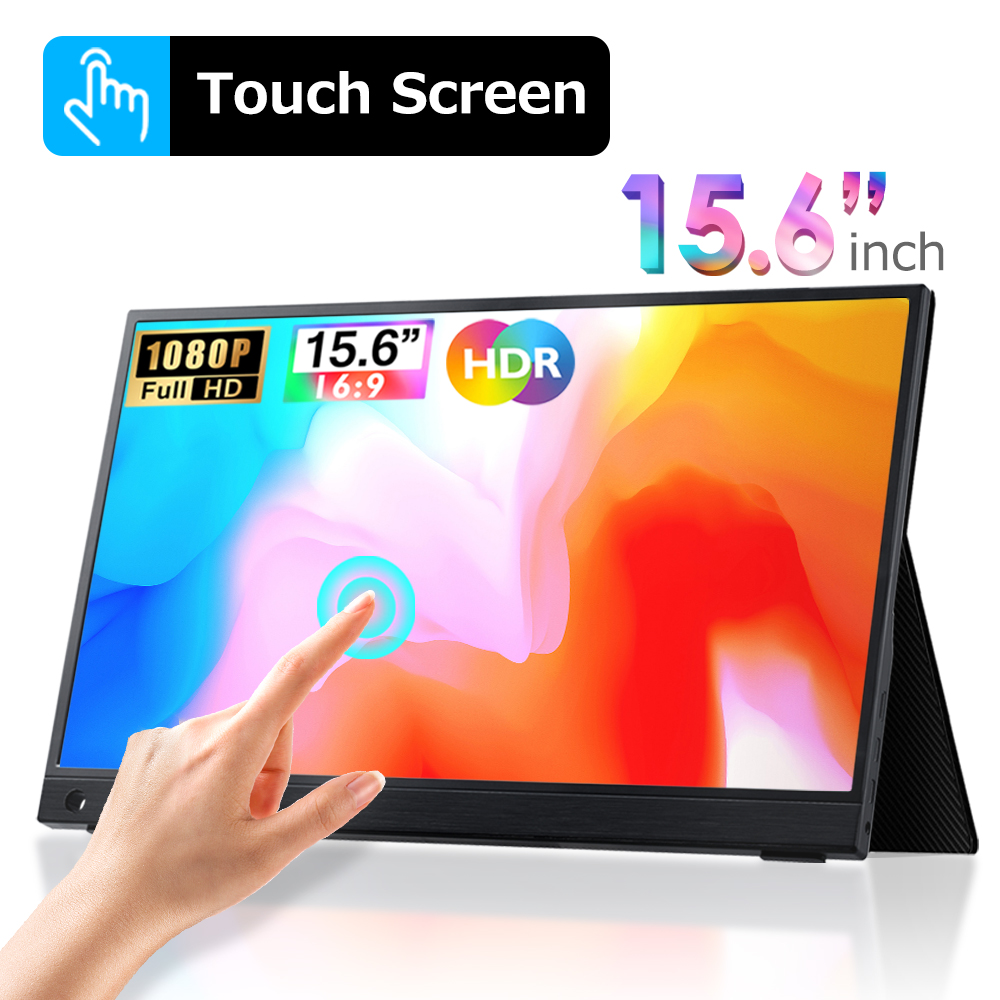 Touch Screen Monitor Cheap price 15.6” USB Type-C Full HD 1080 IPS