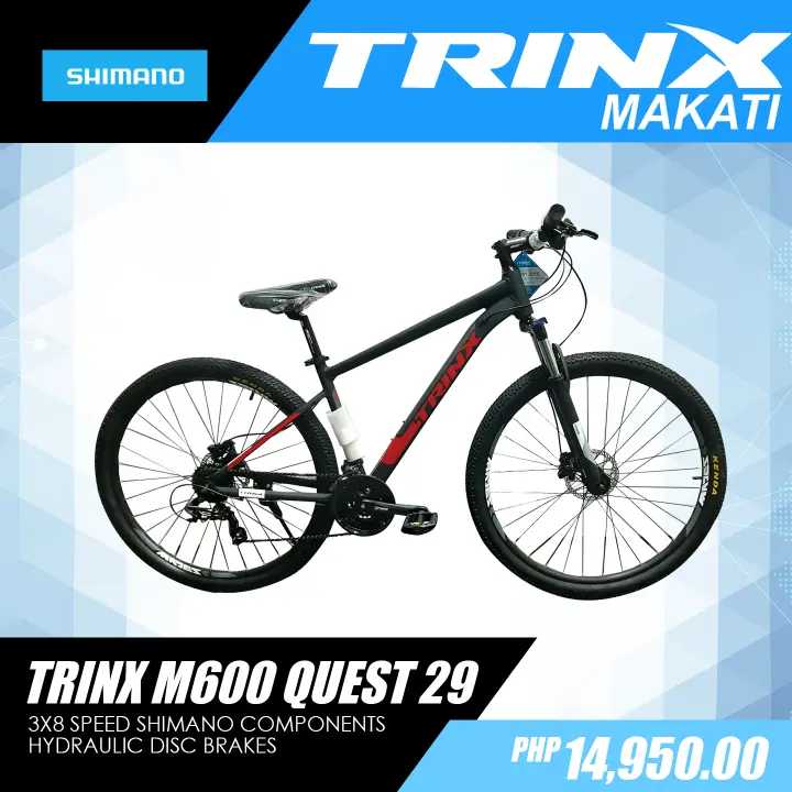 trinx m600 quest 29er specs