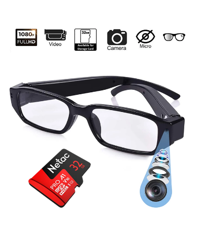 ENER- Spy camera eye glasses cctv camera Mini 1080P DVR Camcorder ...