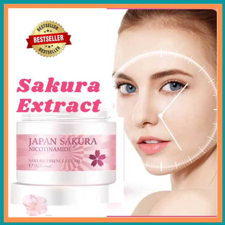 Nicotinamide Japan Sakura Moisturizer Cream Anti Aging Skin Whitening Cream Freckle Cream Remove Melasma Acne Dark Pigment Spots Melanin Pimple Cream Face Cream Face Skin Care Lazada Ph