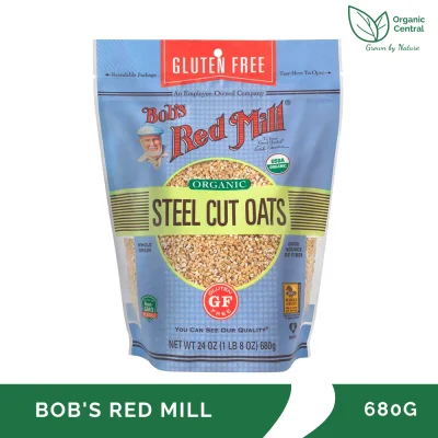 Bob's Red Mill Gluten Free Organic Steel Cut Oats 680g