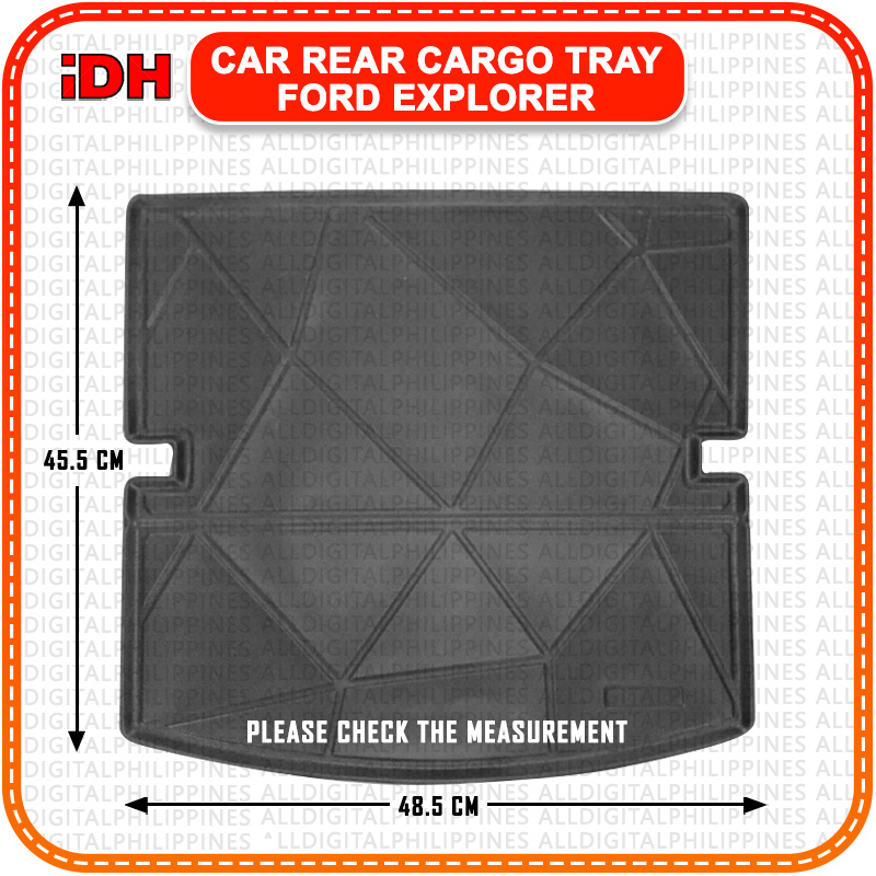 CARMATKING Ford Explorer Trunk Tray Mat 2022 Car Cargo Rear Liner