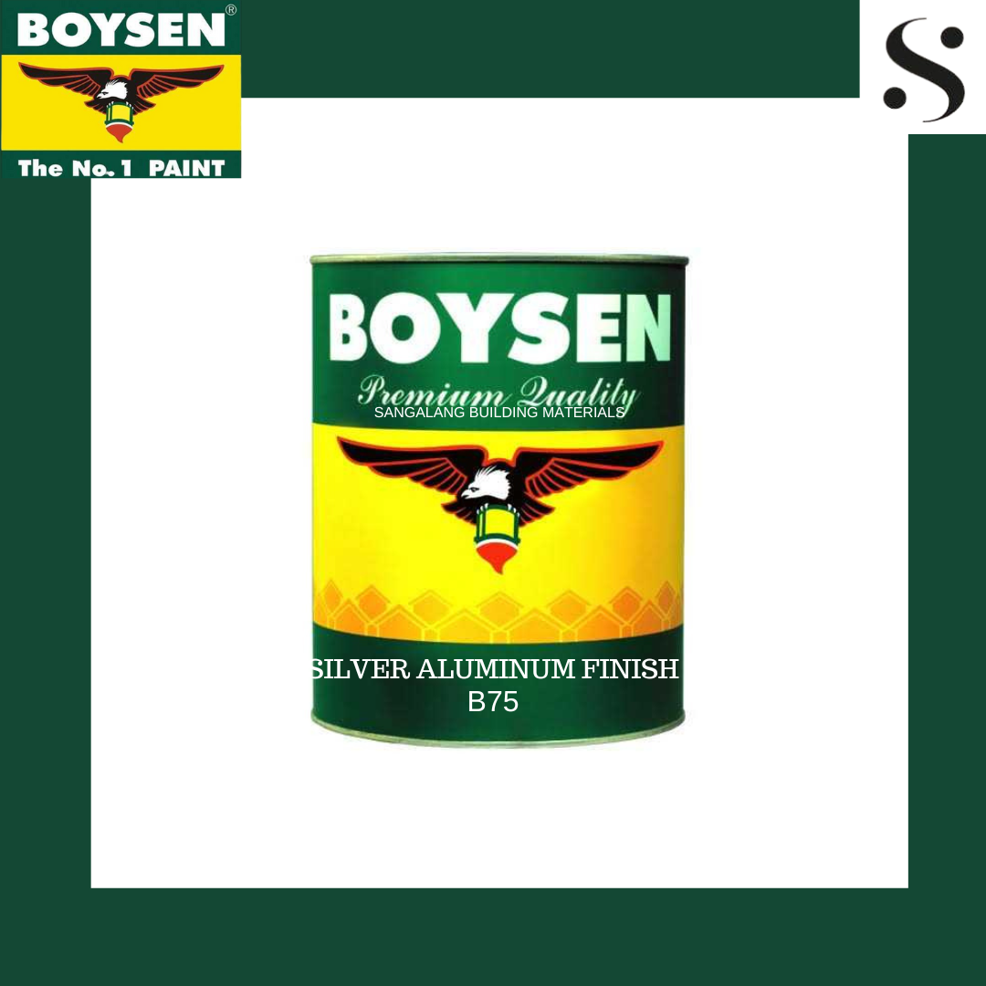 Boysen Silver Finish Aluminum Paint 1Liter | Lazada PH