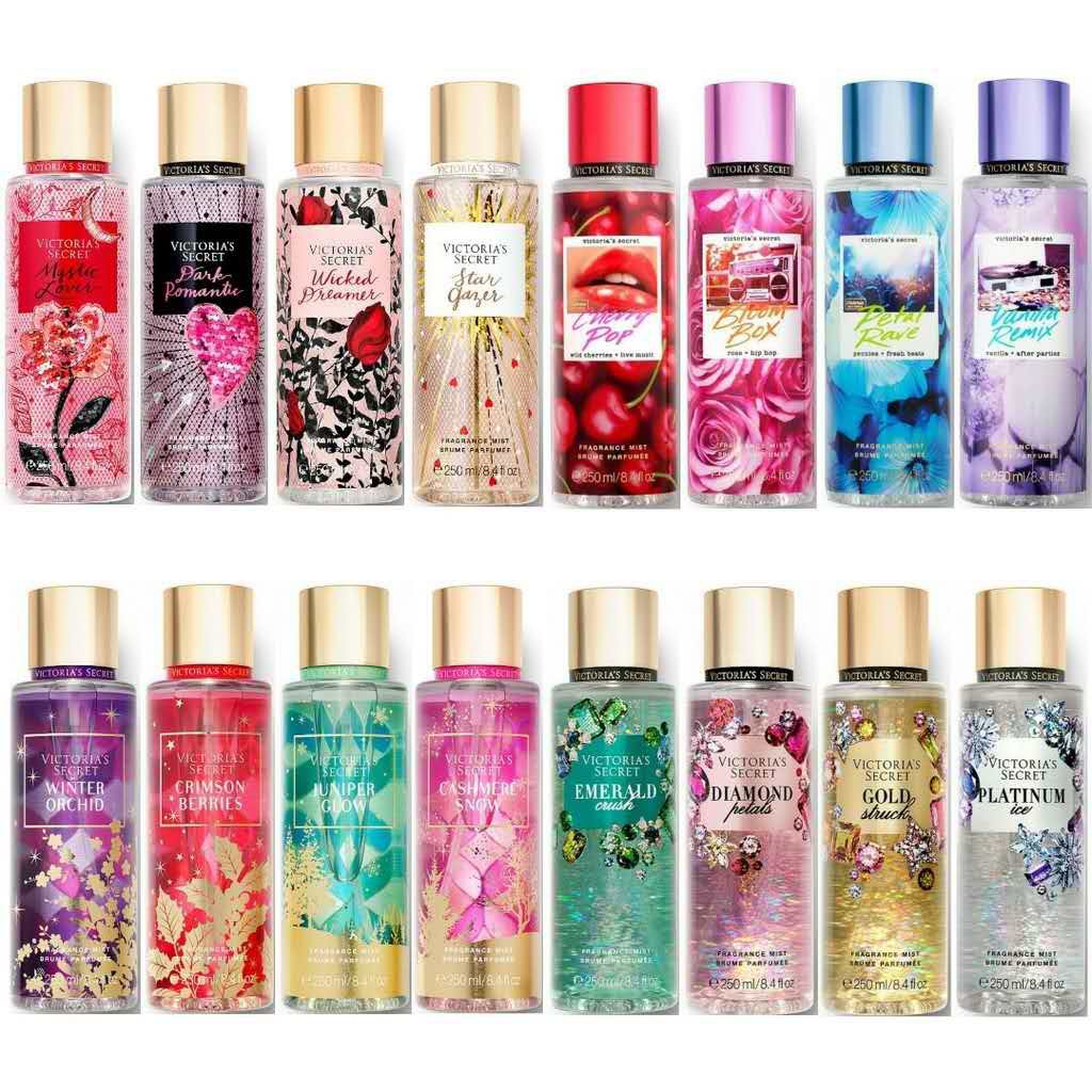 Phxleo 3pcs Victoria's Secret Perfume (Vanilla Lace, Forbidden Rose