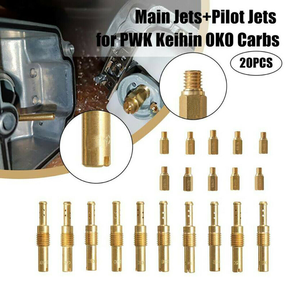 Carburetor Main Jet Kit with Slow/Pilot Jet Set Replacement Fir For NSR