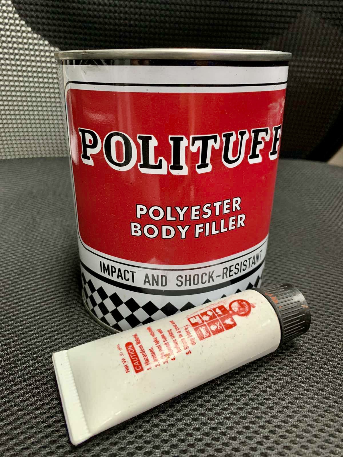 Polituff Polyester Body Filler 1 liter & 30 grams Hardener Lazada PH