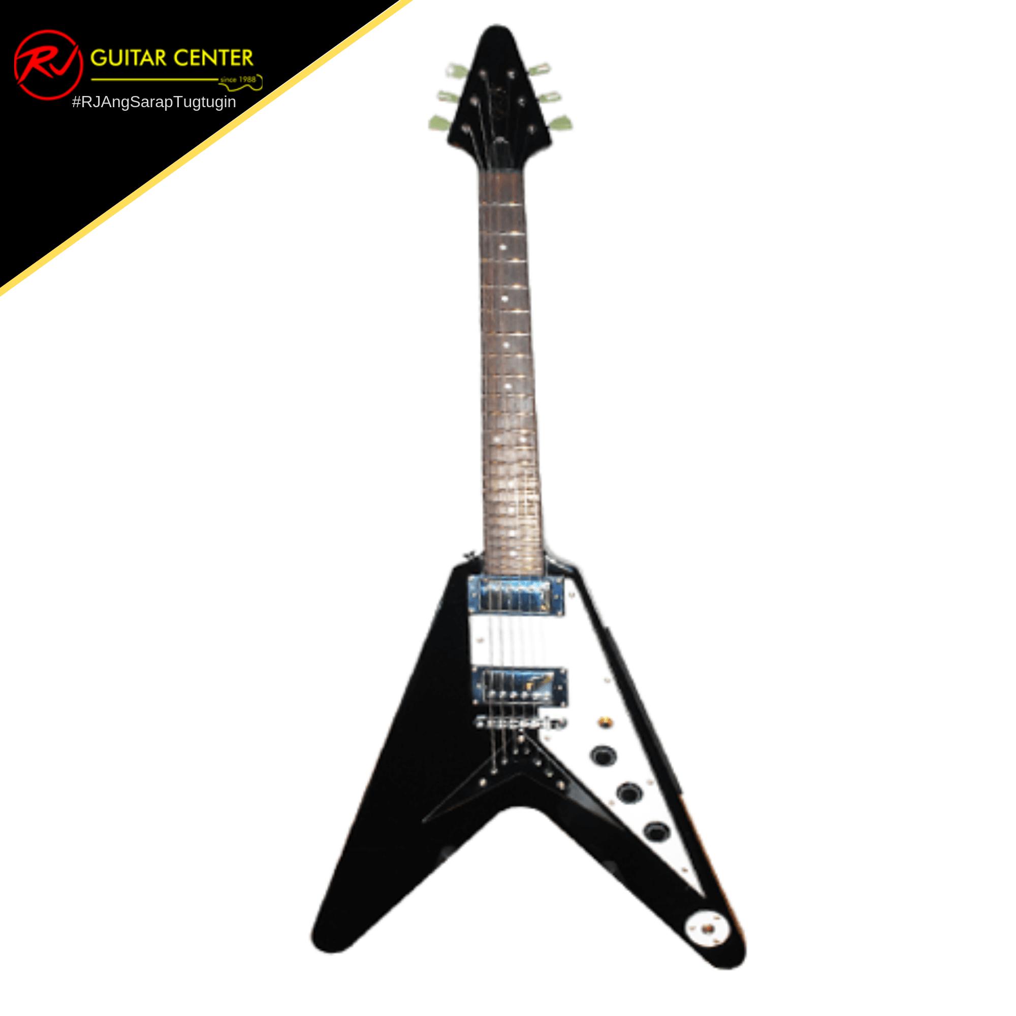 Rj Deluxe Flying V Black Buy Sell Online Electric Guitars With Cheap Price Lazada Ph