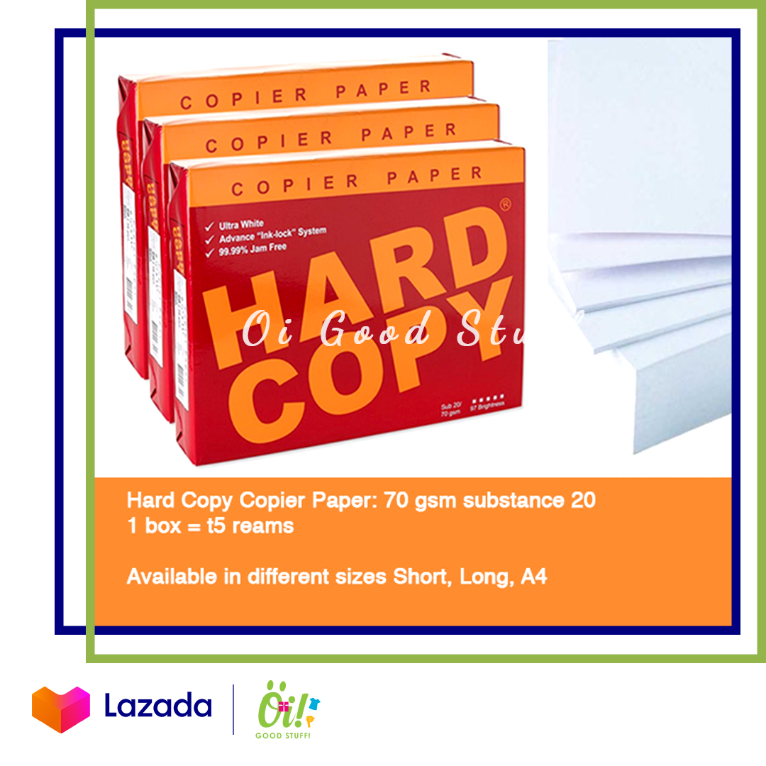 Oi Good Stuff Authentic Hard Copy Bond Paper Ream Long And Short 70gsm Lazada Ph 7958