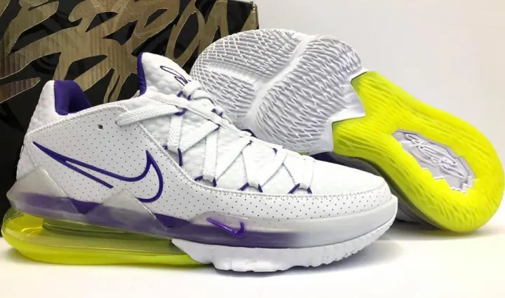 neon purple sneakers