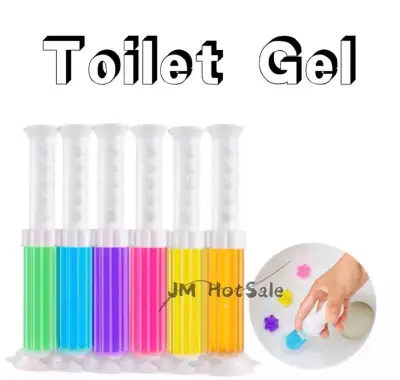 (6pcs) Toilet Bowl Cleaner Deodorant Gel Fragrance Bathroom Freshener Toilet Gel Stamp Cleaner