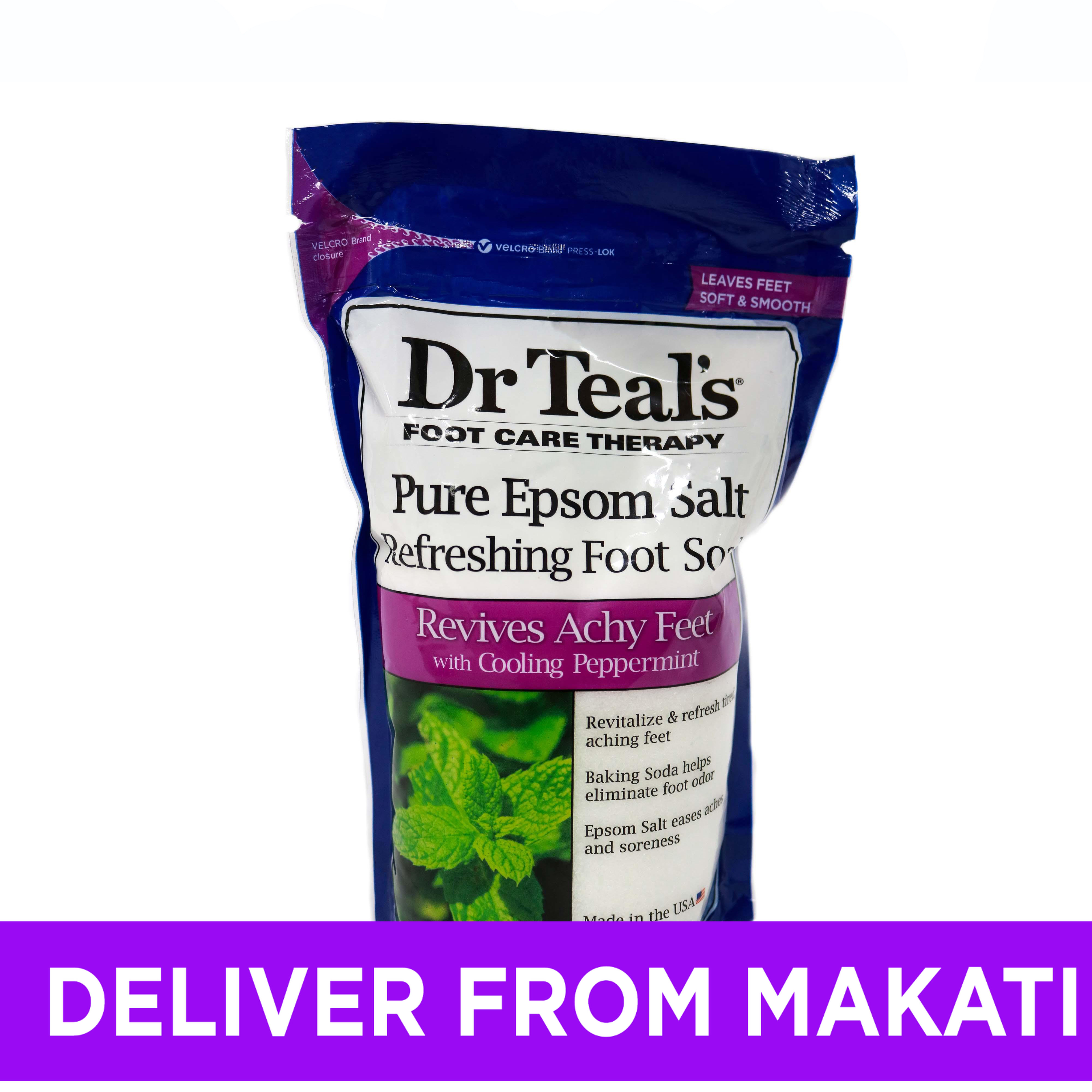 Dr Teals Epsom Foot Soak Cooling Peppermint 909G main image 0