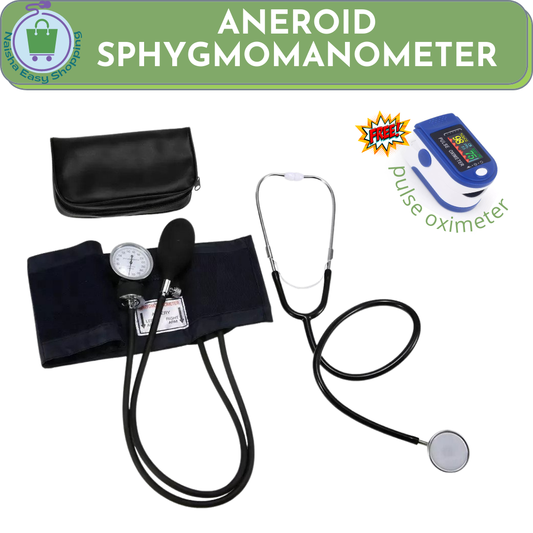 Naisha Sphygmomanometer Set with Stethoscope Blood Pressure Monitor