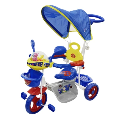 MoonBaby MB-3104SP Tricycle (Blue-Yellow)